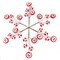 Set of 6: Assorted Mixed Peppermint Lollipop Spray Picks | 15-Inch | Festive Holiday Accents | Trees, Wreaths, & Garlands | Christmas Picks | Parties & Events | Home & Office Decor, Floral Home by Artificial Flowers